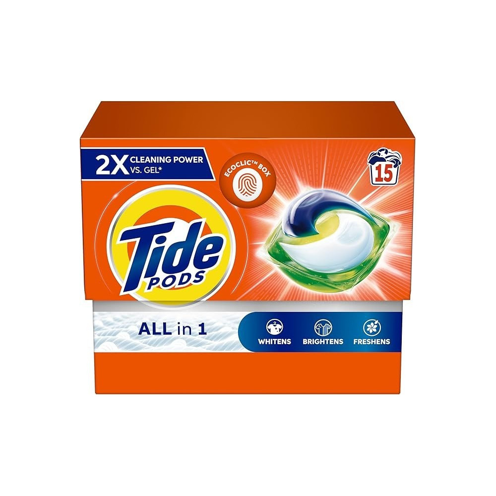 Tide Wow All In 1 Pods Original Scent, 15 Count