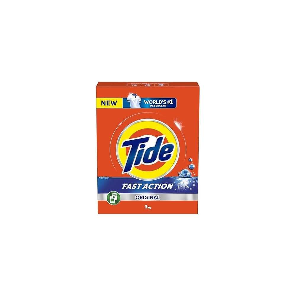 Tide Fast Action Laundry Detergent Powder, 3 KG