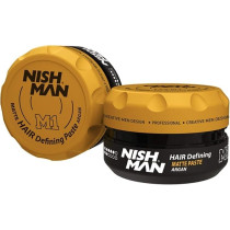 Nishman M1 Matte Hair Styling Defining Paste With Argan, 100 Ml