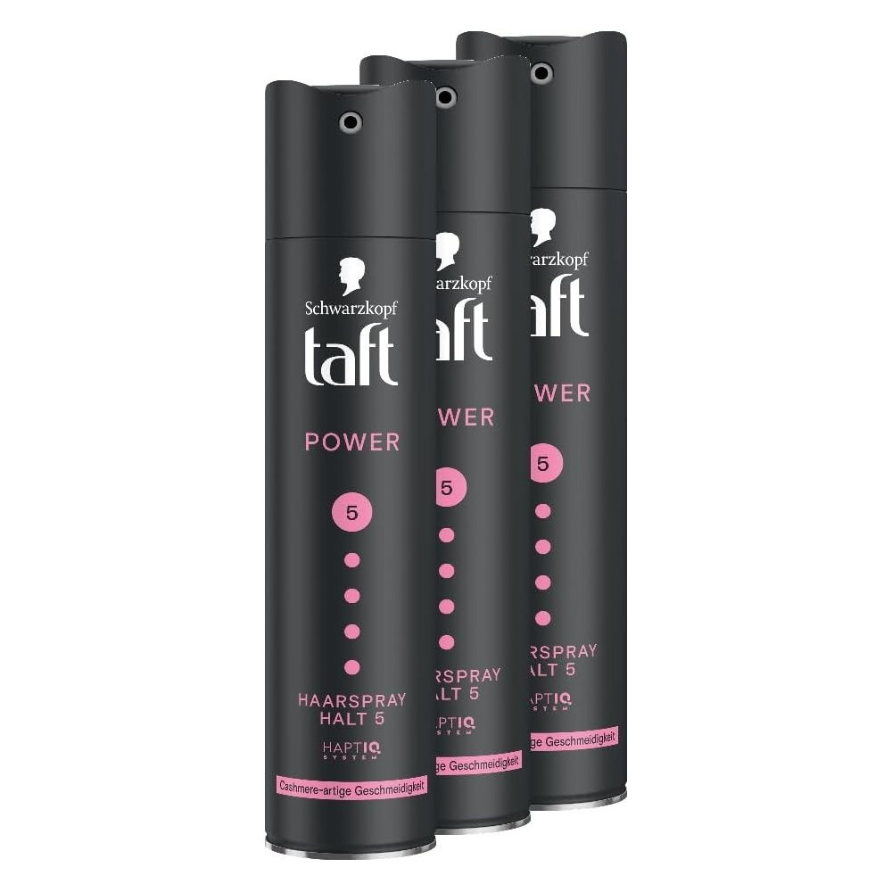Schwarzkopf Taft Power Cashmere Hair Spray, Pack Of 3, 250 ml