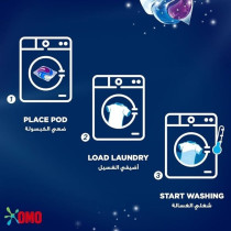 Omo 3-In-1 Power Capsules, With Touch Of Comfort, For 4X Cleaning Power, 15 Pods, 390G