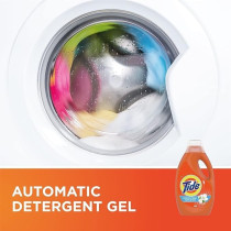 Tide Automatic Power Gel Laundry Detergent, Fresh Morning, 2.8 Litre, Dual Pack