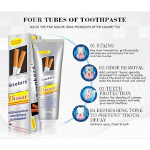 Disaar Beauty Go Smoke Stains Toothpaste Odor Removal Oral Problem After Cigateres, 100G