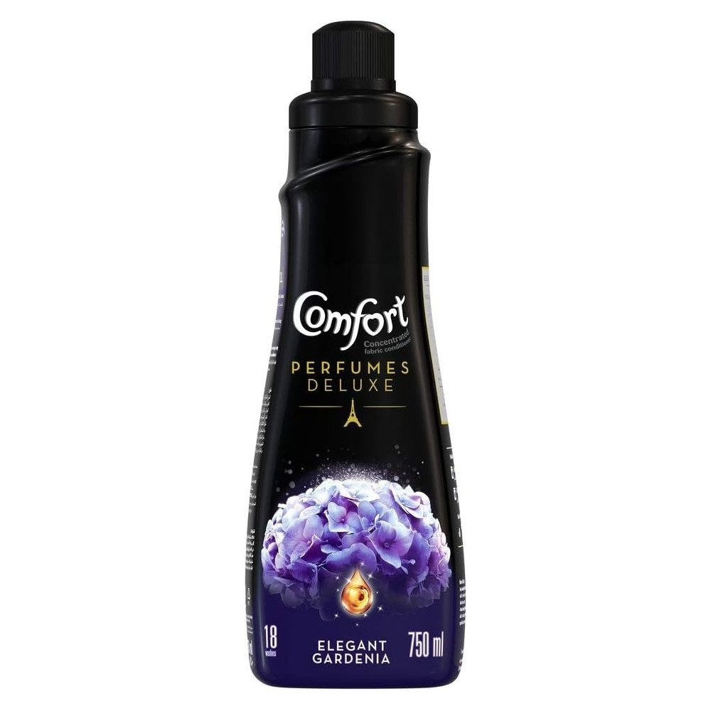 Comfort Perfumes Deluxe Concentrated Fabric Softener Elegant Gardenia, 750 Ml