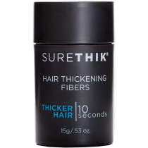 Surethik Hair Building Fibers- Conceal Hair Loss, Thinning Hair And Balding Spots Instantly With Natural Thickening Keratin Protein Fibers, 15 G, Light Brown