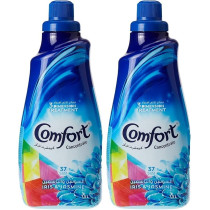Comfort Concentrated Fabric Softener Iris And Jasmine, 1.5L, Pack Of 2