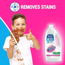 Vanish Crystal White Laundry Stain Remover Liquid For White Clothes 1L Plus Laundry Stain Remover Liquid For White And Colored Clothes 1L, Pack Of 2