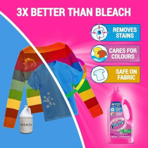 Vanish Laundry Stain Remover For Colored And White Clothes, 1.8 L Plus 500 Ml, Pink Liquid, Pack Of 2