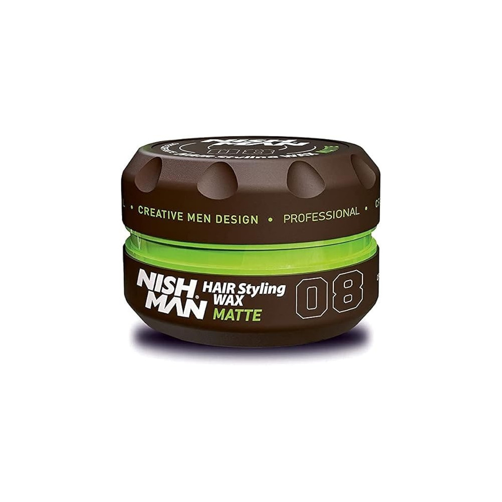 Nishman Hair Styling Series, 08 Matte Wax Clay Wax, 150Ml