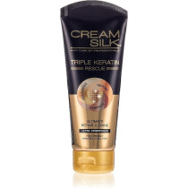 Cream Silk Triple Keratin Rescue Ultimate Repair And Shine Conditioner, Conditioner Ultimate Repair Triple Keratin, 170Ml