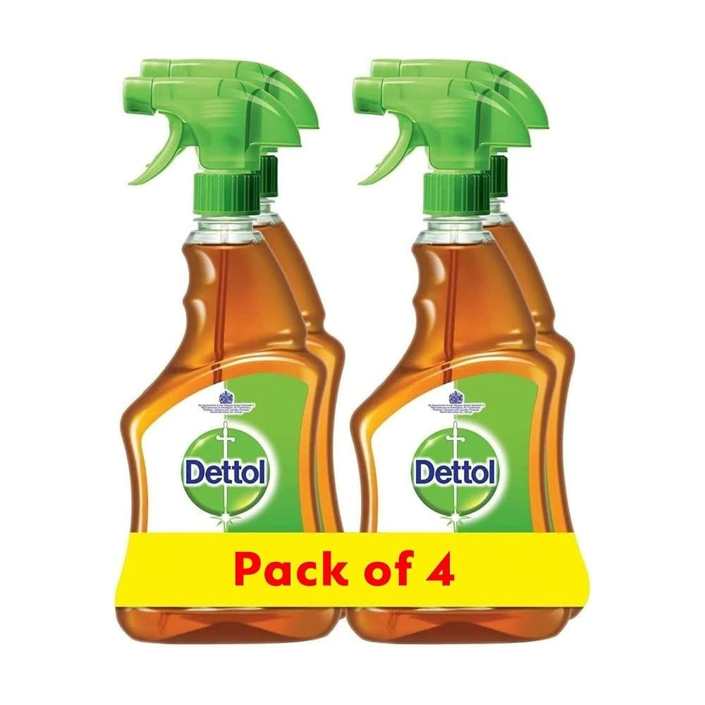 Dettol Original Anti-Bacterial Surface Disinfectant Liquid Trigger, 500 Ml, Pack Of 4