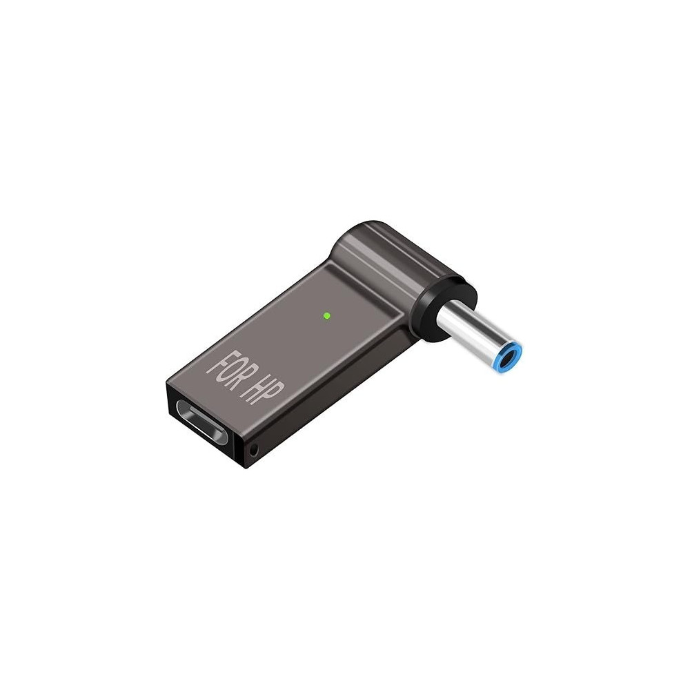 Tasumato Usb C To 4.5Mm Laptop Charging Adapter Female Type C To Male Dc 4.5 X 3.0Mm Barrel Jack Plug Converter 100W Pd Power Charger Connector Tip For Probook Notebook Elitebook F211Wm F233Wm Envy 17 13 15 Hp
