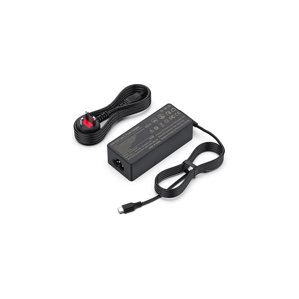 Lenevo 65W Usb C Latitude Laptop Charger, Power Supply Cable Adapter For Dell Latitude 5420 5320 3520 7420 5520 5330 7390 7370 5285 5289 5290 7275 7285 7410,Xps 12 9250 Xps 13 9350,Chromebook 3100 3400 5190
