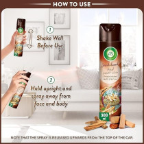 Air Wick Sandalwood Aerosol, Easy To Use Air Freshener, Eliminates Bad Odour Like Cat Litter Smell, 300 Ml, Pack Of 3