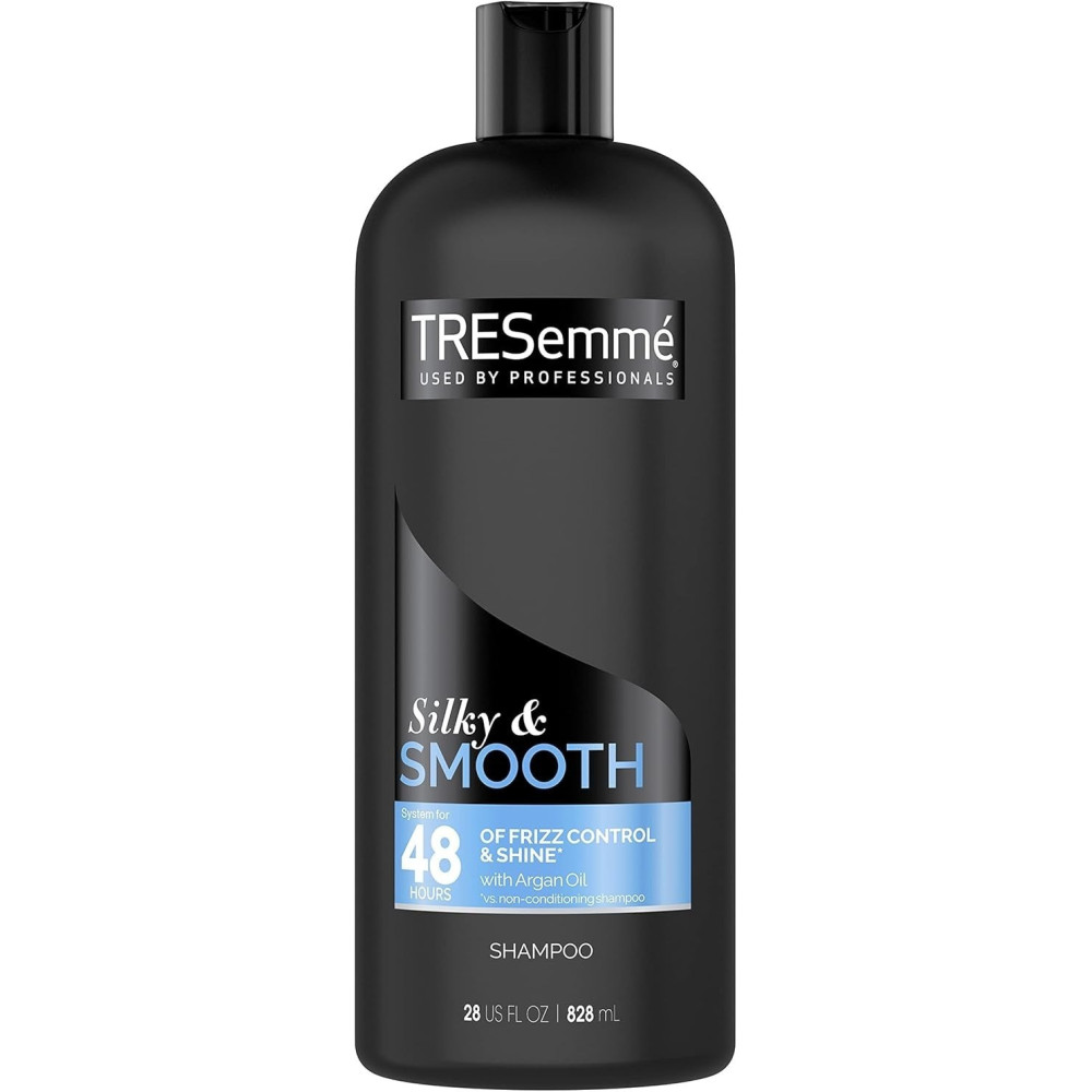 Tresemme Touchable Softness Anti Frizz Shampoo For Shiny Hair Smooth And Silky Moroccan Argan Oil Dry Hair Shampoo Formula, 828Ml