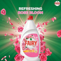 Fairy Dishwashing Liquid, Rose Bloom, 2 X 600Ml