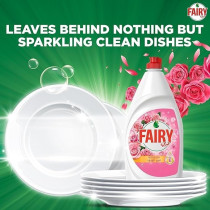 Fairy Dishwashing Liquid, Rose Bloom, 2 X 600Ml