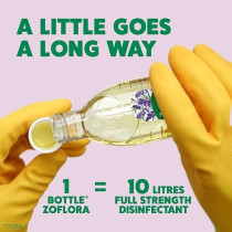 Zoflora 3 In 1 Multipurpose Concentrated Disinfectant, Lavender, Anti-Bacterial, All Surface Cleaner, Home, Kitchen And Bathroom Cleaning, Eliminates Odour, 24 Hours Fragrance, 250 Ml