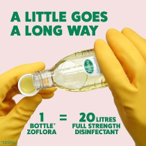 Zoflora Multipurpose Disinfectant, Anti-Bacterial, All Surface Cleaner, Home, Kitchen And Bathroom Cleaning, Eliminates Odour, 24 Hours Fragrance, Linen Fresh, 800 Ml