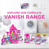 Vanish Laundry Stain Remover Oxi Action Gold Powder For Whites Can Be Used With And Without Detergents, Additives And Fabric Softeners, 900G