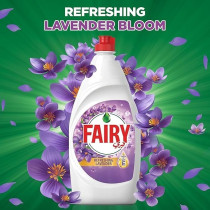 Fairy Dishwashing Liquid, Refreshing Lavender, 2 X 600Ml