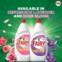 Fairy Dishwashing Liquid, Refreshing Lavender, 2 X 600Ml