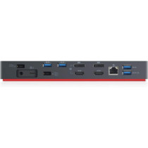 Lenovo ThinkPad Thunderbolt 3 Dock Gen 2 135W (40AN0135) Dual UHD 4K Display Capability, 2 HDMI, 2 DP, USB-C, USB 3.1 With, Black
