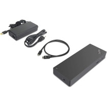 Lenovo ThinkPad Thunderbolt 3 Dock Gen 2 135W (40AN0135) Dual UHD 4K Display Capability, 2 HDMI, 2 DP, USB-C, USB 3.1 With, Black