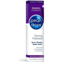 Pearl Drops Strong White Toothpaste, Polished Mint Flavour, Clinically Proven Whitening, Low Abrasion, Daily Use Formula, 75ml