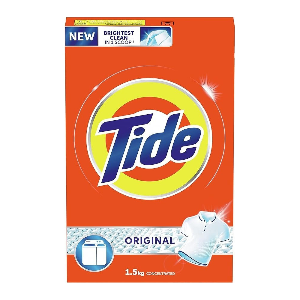 Tide Powder Laundry Detergent Original Scent, 1.5kg