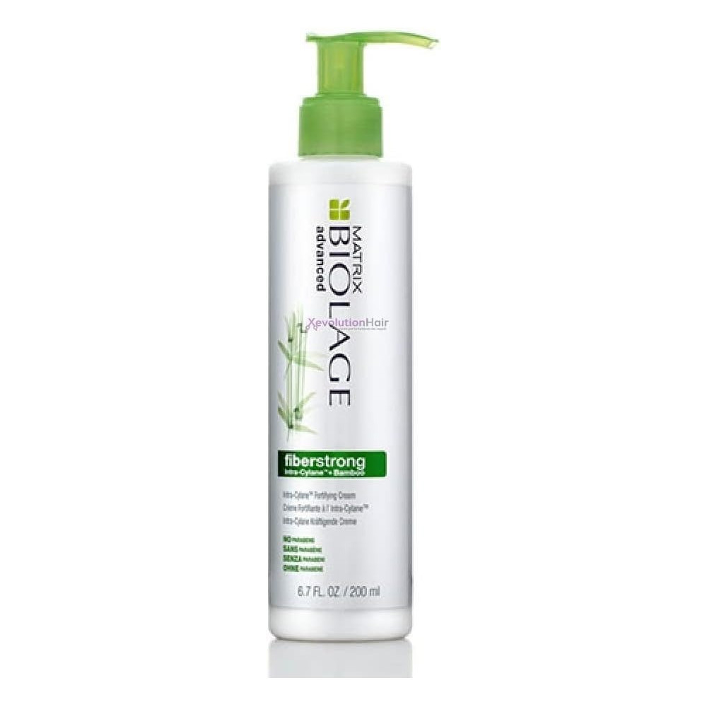BIOLAGE Advanced Fiberstrong Intra-Cylane Fortifying Cream Smooths Frizzy Hair And Prevents Breakage Paraben-Free For Fragile, Damaged Hair, 200 ml