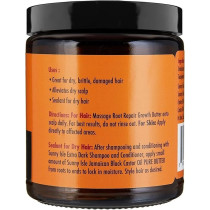 Sunny Isle Jamaican Black Castor Oil Root Repair Growth Butter Restores And Revitalizes ALL Damaged Hair Types Nutrient-Rich, Stimulates Hair Growth Fights Dry, Itchy, Flaky Scalp, 8oz