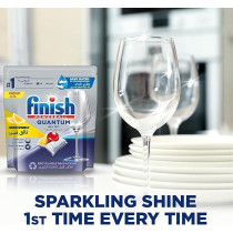 Finish Powerball Dishwasher Detergent All in One Tablets for Deep Clean And Sparkling Shine, Lemon Sparkle, 42 Tabs (21 Tabs, Pack of 2)