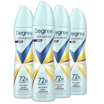 Degree Women Antiperspirant Deodorant Dry Spray Sexy Intrigue, 107g, Pack of 4
