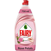 Fairy Gentle Hands, Rose Petals, Dishwashing Liquid Soap, 750ml