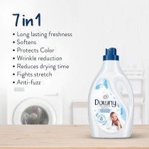 Downy Fabric Conditioner, Concentrate, Sensitive Variant, Color Protection, More Softness, Longer Lasting Freshness, 3 Liter, Pack of 4
