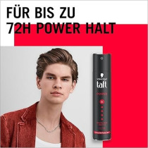 Taft Schwarzkopf Hair Polish Power Hold Level 5 Hair Styling, Hair Spray for All Hair Types, Up to 72 Hours Strong Hold, Vegan Formula, 5 x 250 ml