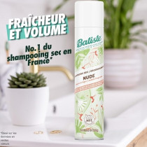 Batiste Dry Shampoo in Bare Barely Scented Light Fragrance, No Rinse Spray to Refresh Hair in Between Washes, 200ml