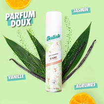 Batiste Dry Shampoo in Bare Barely Scented Light Fragrance, No Rinse Spray to Refresh Hair in Between Washes, 200ml