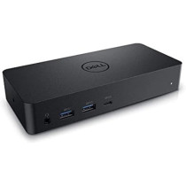 Dell D6000 Usb-C Triple Docking Station, Up To Three 4K Displays Via Usb-C, Uhd 5K, Usb 3.0, Gigabit Ethernet, 130-Watt Ac Adapter, Charges Up To 65W Laptop Via Usb-C, 452-Bcyt 452-Bcyh