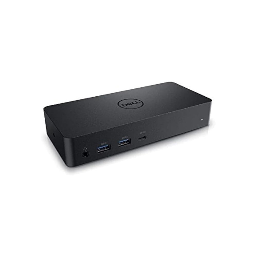 Dell D6000 Usb-C Triple Docking Station, Up To Three 4K Displays Via Usb-C, Uhd 5K, Usb 3.0, Gigabit Ethernet, 130-Watt Ac Adapter, Charges Up To 65W Laptop Via Usb-C, 452-Bcyt 452-Bcyh