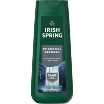 Irish Spring Charcoal Refresh Body Wash for Men, 591 mL