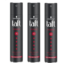 Taft Schwarzkopf Hair Spray Power 5, Strong Hold, Hair Lacquered Spray, 250ml