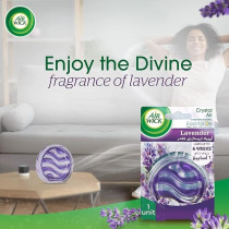 Air Wick Crystal Air, Contains Natural Essential Oils, Eliminates Bad Odour like Cat Litter Smell, Lavender Fragrance