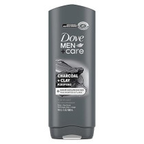 Dove Men Care Elements Body Wash Charcoal Plus Clay, Effectively Washes Away Bacteria While Nourishing Your Skin, Gray, 532