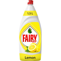 Fairy Lemon Dish Washing Liquid Soap, 1.5Liter