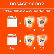 Tide Powder Laundry Detergent, Original Scent, 9 KG, Dual Pack