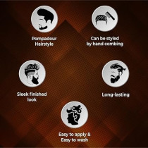 Gatsby Styling Pomade Supreme Hold Creates Trendy Pompadour Hairstyle, 75gm