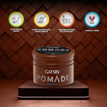 Gatsby Styling Pomade Supreme Hold Creates Trendy Pompadour Hairstyle, 75gm