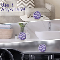 Air Wick Crystal Air Gel, Contains Natural Essential Oils, Eliminates Bad Odour like Cat Litter Smell, Lavender Fragrance